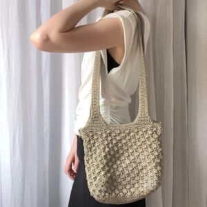 💛Vintage // Crochet Knit Bag💛